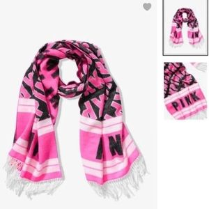 NWT vs pink oversized scarf